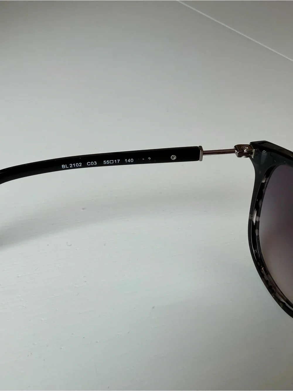 Balmain Black Tortoiseshell Sunglasses BL2102